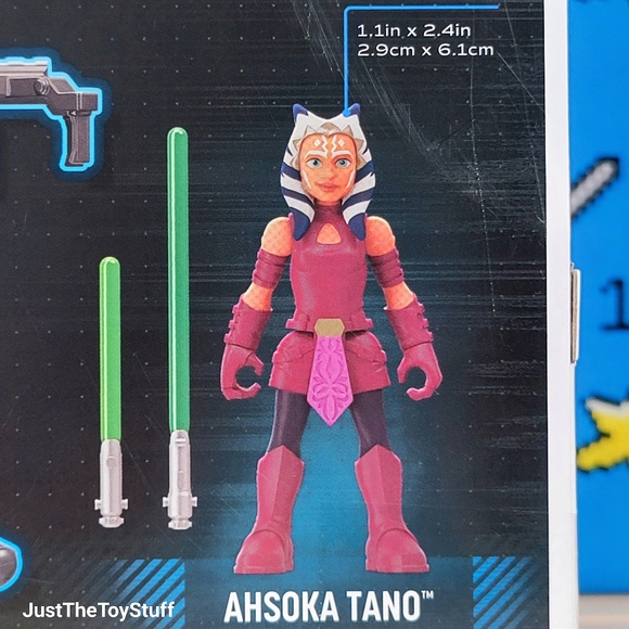 Star Wars Mission Fleet The Clone Wars Delta-7 Jedi Starfighter Collectible New - Picture 8 of 9